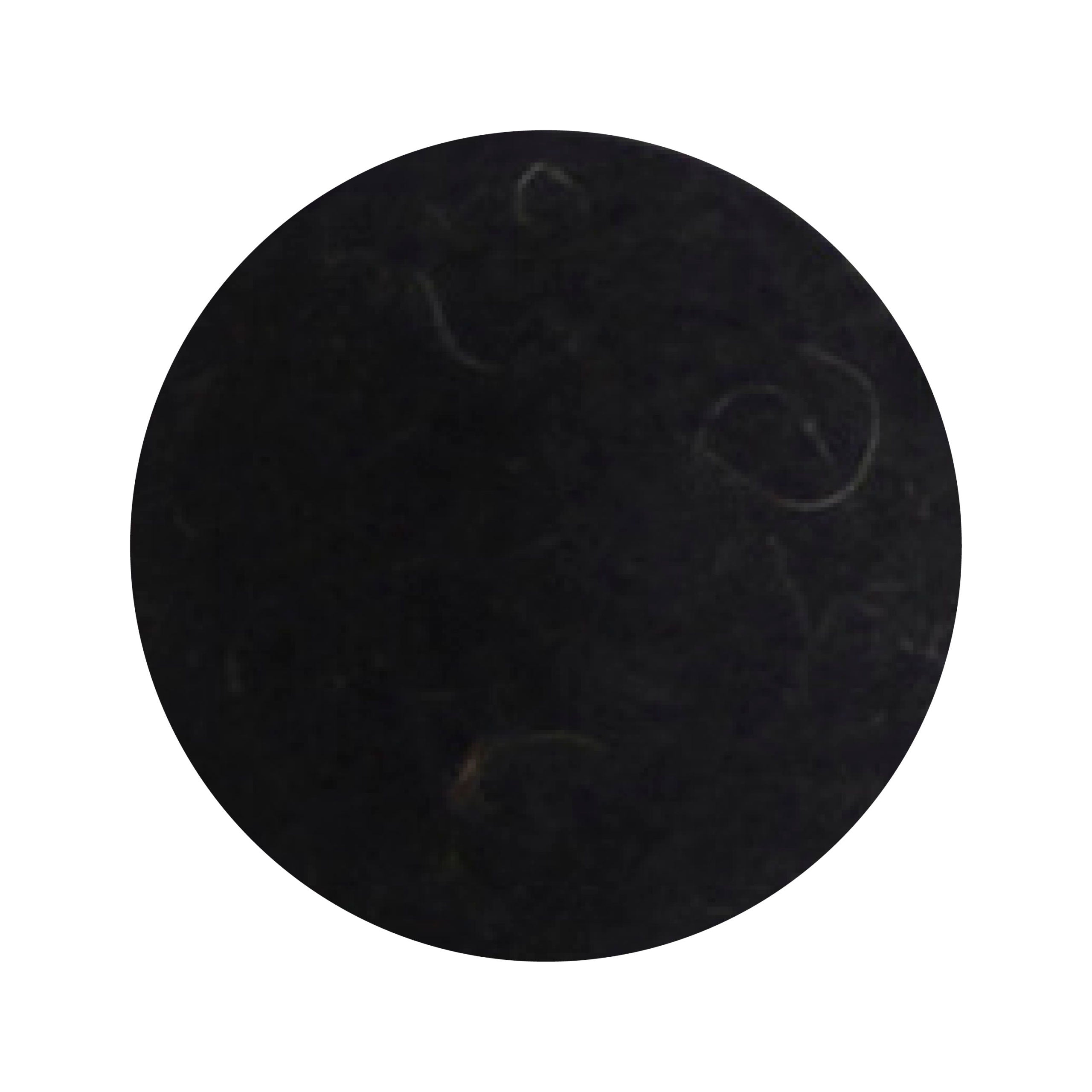 Felt Flowers - Blossom Medium (3.5cm) - Black